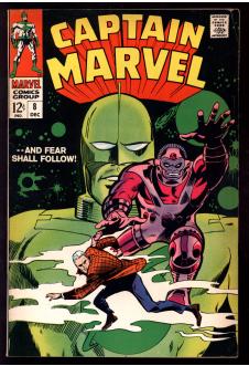 CAPTAIN MARVEL #8 5.0 front cover