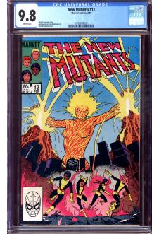 NEW MUTANTS #12 CGC 9.8 WHITE PAGES front cover