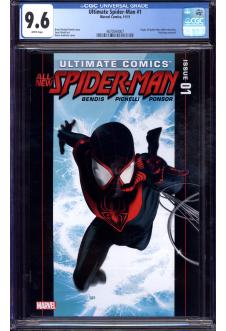 ULTIMATE SPIDER-MAN #1 CGC 9.6 WHITE PAGES front cover