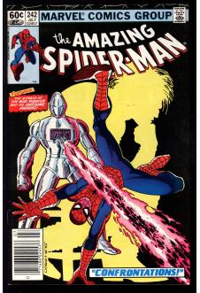 AMAZING SPIDER-MAN #242 6.0 MARK JEWELERS front cover