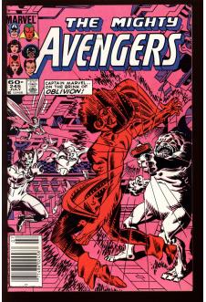 AVENGERS #245 7.0 MARK JEWELERS front cover
