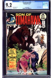 TOMAHAWK #137 CGC 9.2 OW/WH PAGES front cover