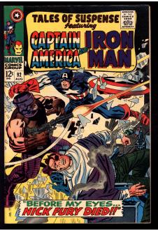 TALES OF SUSPENSE #92 8.0 front cover
