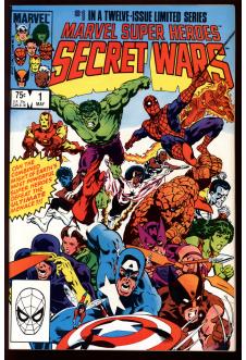 MARVEL SUPER HEROES SECRET WARS #1 6.0 front cover