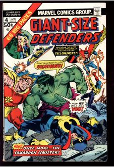 GIANT-SIZE DEFENDERS #4 7.5 front cover