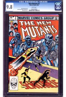 NEW MUTANTS #2 CGC 9.8 WHITE PAGES front cover