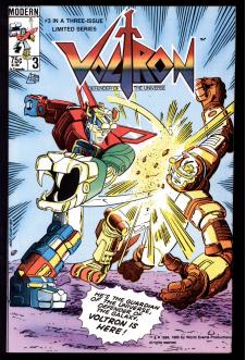 VOLTRON #3 7.5 front cover