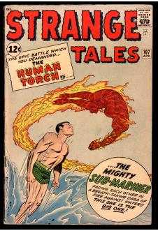 STRANGE TALES #107 3.5 front cover