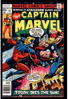 CAPTAIN MARVEL #57 8.0 front cover
