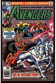 AVENGERS #208 7.5 MARK JEWELERS front cover