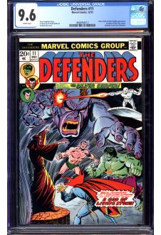 DEFENDERS #11 CGC 9.6 WHITE PAGES front cover