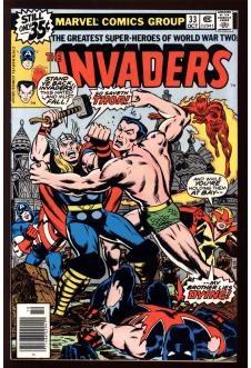 INVADERS #33 8.0 front cover