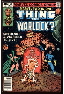 MARVEL TWO-IN-ONE #63 7.0 MARK JEWELERS front cover