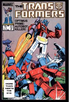 TRANSFORMERS #12 6.5 front cover