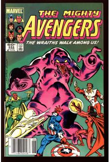 AVENGERS #244 8.0 MARK JEWELERS front cover