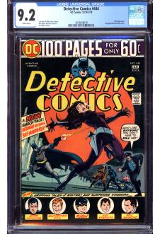 DETECTIVE COMICS #444 CGC 9.2 WHITE PAGES front cover