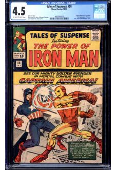 TALES OF SUSPENSE #58 CGC 4.5 OW/WH PAGES front cover