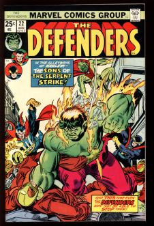 DEFENDERS #22 8.0 front cover