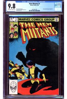 NEW MUTANTS #3 CGC 9.8 OW/WH PAGES front cover