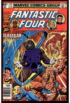 FANTASTIC FOUR #215 7.5 MARK JEWELERS front cover