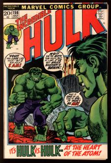 INCREDIBLE HULK #156 5.0 front cover