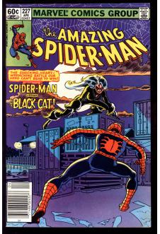 AMAZING SPIDER-MAN #227 7.0 MARK JEWELERS front cover