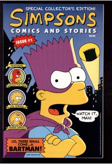 SIMPSONS COMICS AND STORIES #1 9.2 front cover