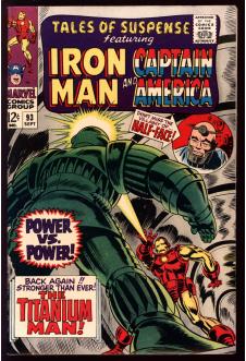 TALES OF SUSPENSE #93 8.5 front cover