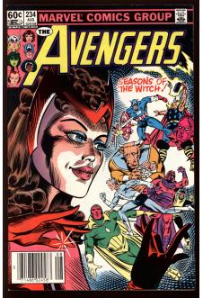 AVENGERS #234 9.0 MARK JEWELERS front cover