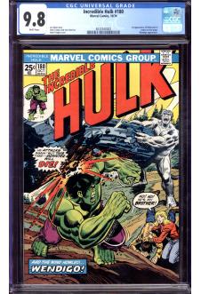 INCREDIBLE HULK #180 CGC 9.8 WHITE PAGES front cover