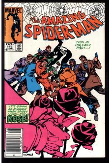 AMAZING SPIDER-MAN #253 7.5 MARK JEWELRS front cover