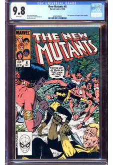 NEW MUTANTS #8 CGC 9.8 WHITE PAGES front cover