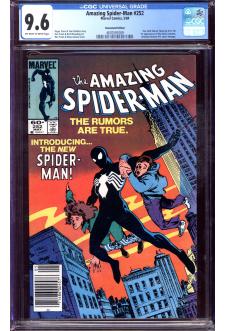 AMAZING SPIDER-MAN #252 CGC 9.6 OW/WH PAGES front cover