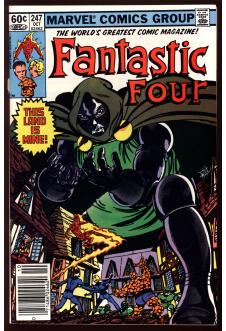 FANTASTIC FOUR #247 7.0 MARK JEWELERS front cover