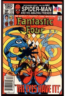 FANTASTIC FOUR #237 8.5 MARK JEWELERS front cover