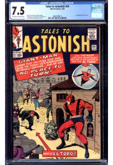 TALES TO ASTONISH #54 CGC 7.5 OW/WH PAGES front cover