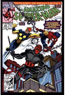 AMAZING SPIDER-MAN #354 9.2 front cover