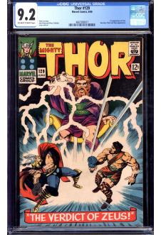 THOR #129 CGC 9.2 OW/WH PAGES front cover