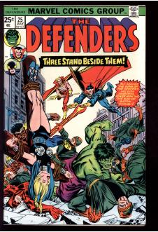 DEFENDERS #25 8.5 front cover