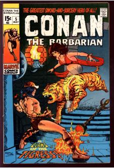 CONAN THE BARBARIAN #5 5.0 front cover