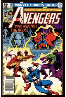 AVENGERS #220 6.5 MARK JEWELERS front cover