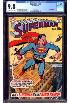 SUPERMAN #226 CGC 9.8 OW/WH PAGES front cover