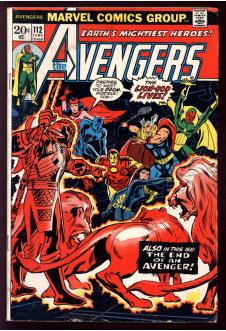 AVENGERS #112 3.5 front cover