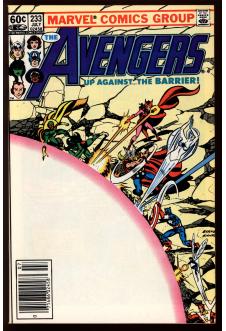 AVENGERS #233 7.0 MARK JEWELERS front cover