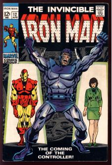 IRON MAN #12 7.5 front cover