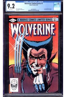 WOLVERINE LIMITED SERIES #1 CGC 9.2 WHITE PAGES front cover