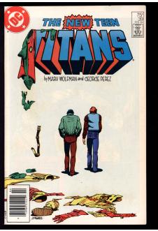 NEW TEEN TITANS #39 7.0 MARK JEWELERS front cover