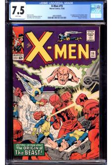 X-MEN #15 CGC 7.5 WHITE PAGES front cover