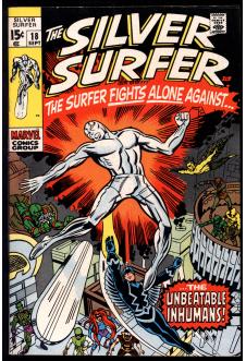SILVER SURFER #18 7.5 front cover
