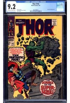 THOR #142 CGC 9.2 OW/WH PAGES front cover